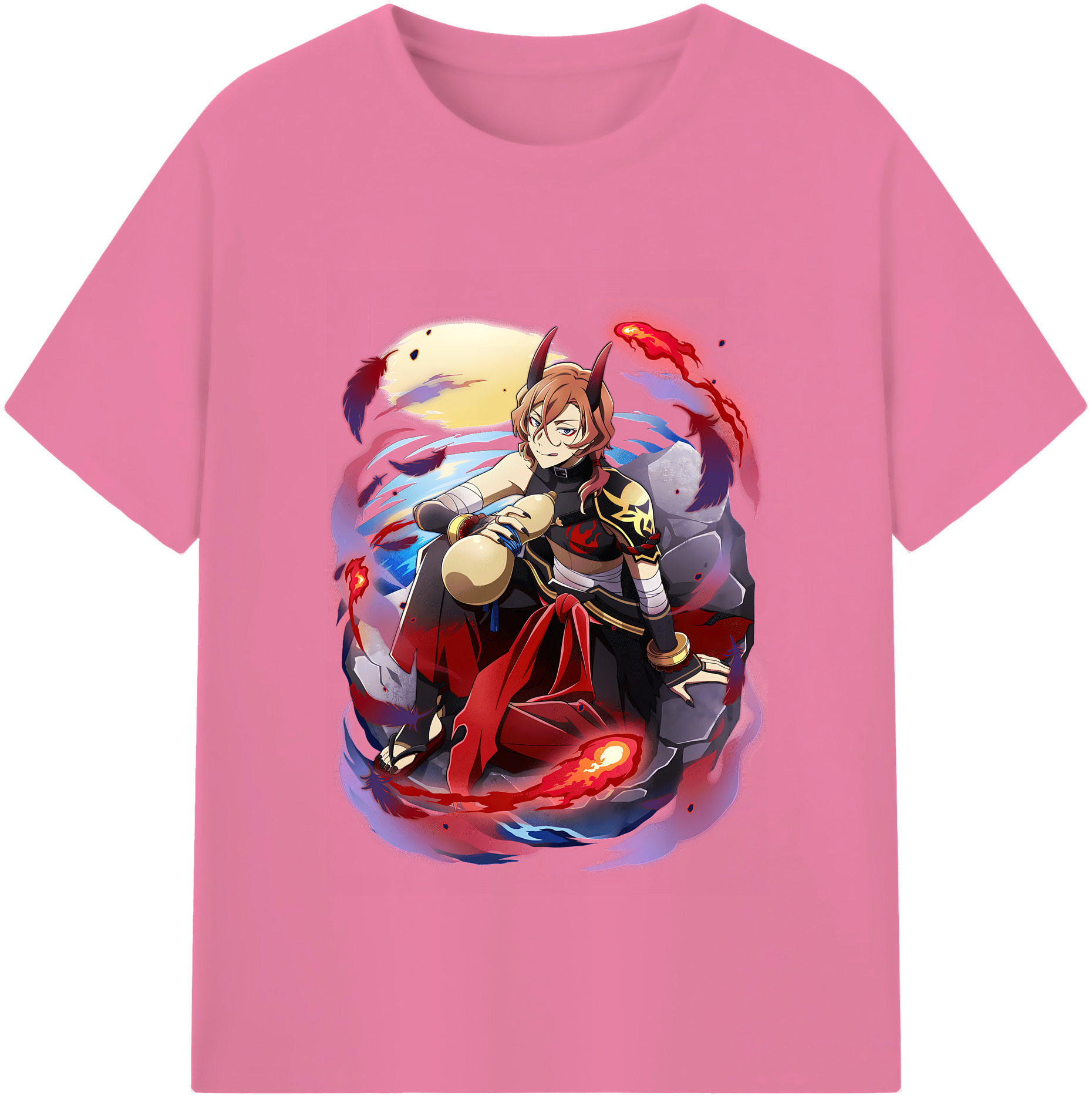 （画像用） 文豪ストレイドッグス Bungo Stray Dogs 綿100％半袖Tシャツ（フロントプリント）